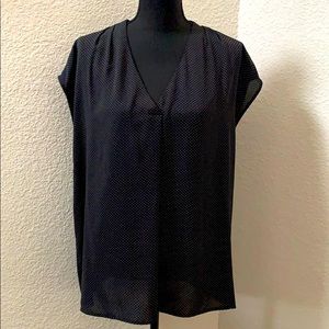 Banana Republic Black Short Sleeve Blouse